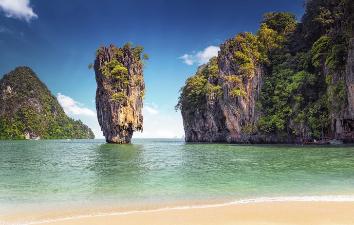 Přírodní úkaz v moři, Phuket, Thajsko