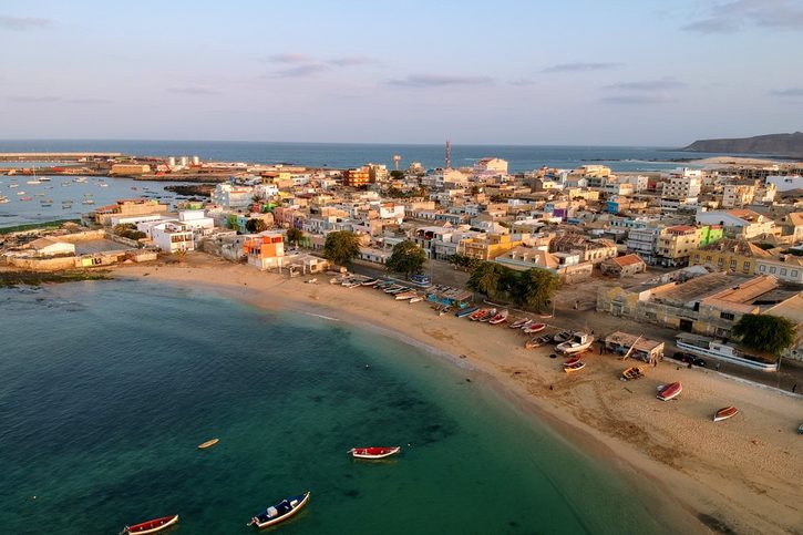 Boa vista - Pohled na Sal Rei.