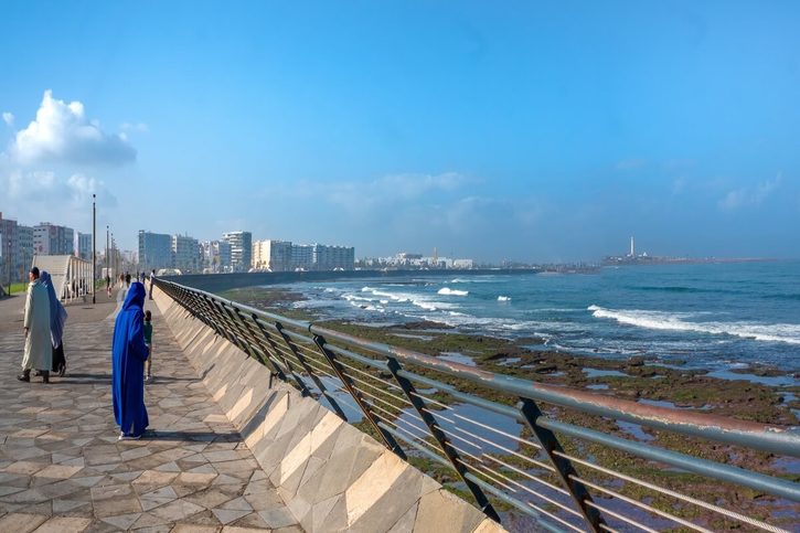 Casablanca - Pobřežní promenáda La Corniche 