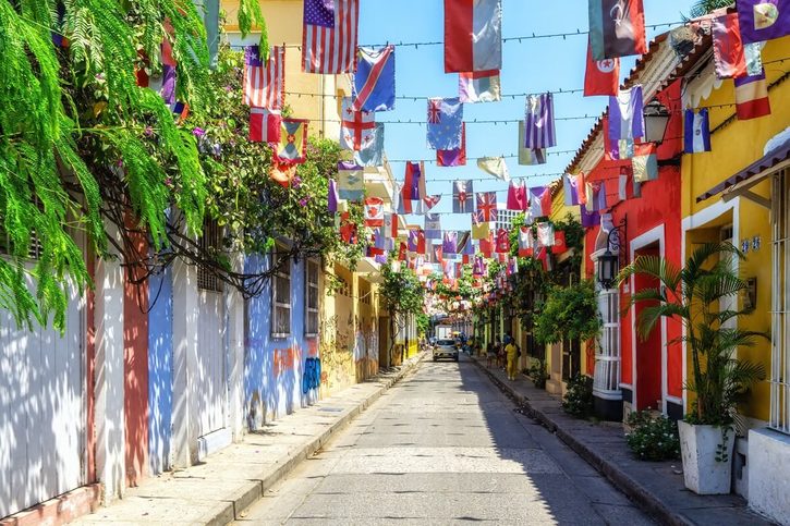 Cartagena de Indias - Čtvrť Getsemaní.