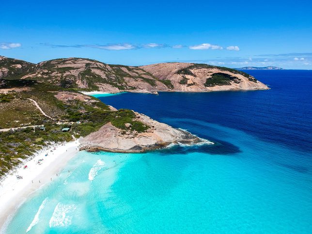 Pohled na Esperance pobřeží, Austrálie