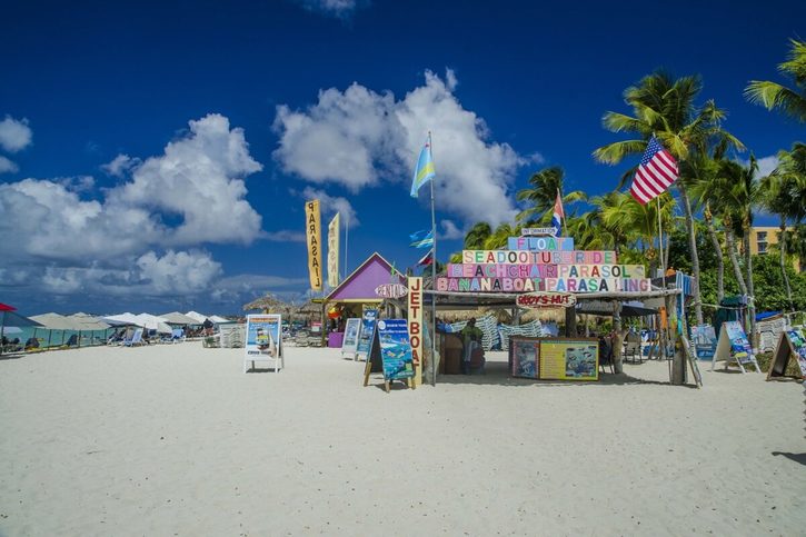 Oranjestad - Turistická pláž
