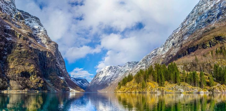 Gudvangen Fjord, Norsko