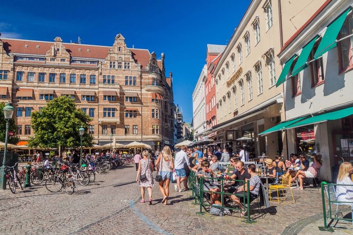 Náměstí Stortorget v Malmö.