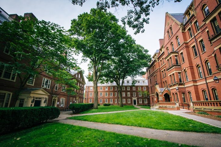 Boston - Historický areál Harvardovy univerzity.