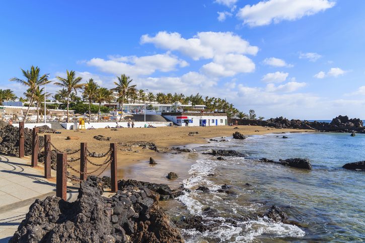 Pobřeží na Lanzarote, Kanárské ostrovy