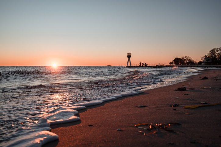 Aarhus - Pláž Bellevue.