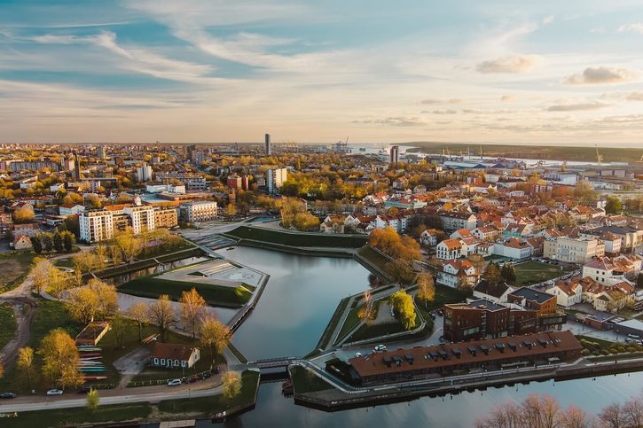 Klaipeda - Pohled na město Klaipeda