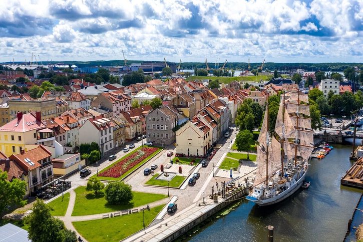 Klaipeda - Historická plachetnice Meridianas 