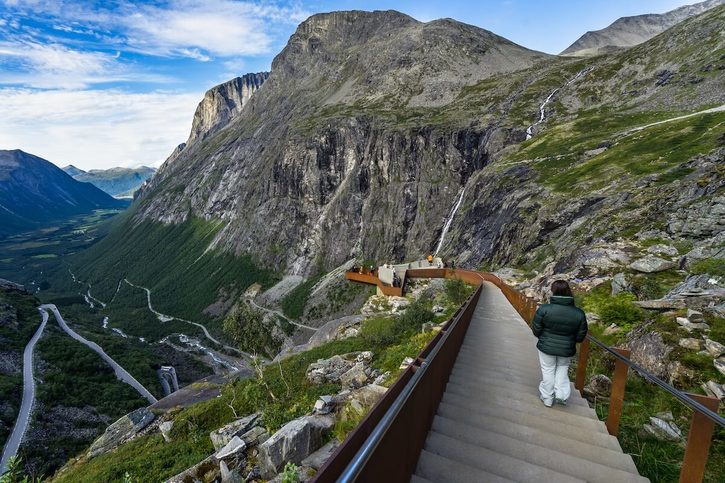 Åndalsnes - Horská silnice Trollstigen