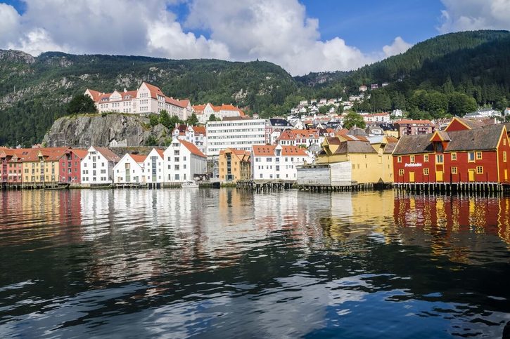 Bergen - Pohled na historické domy