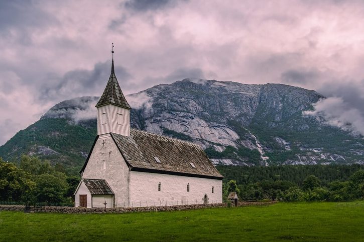 Eidfjord - Starý kostel