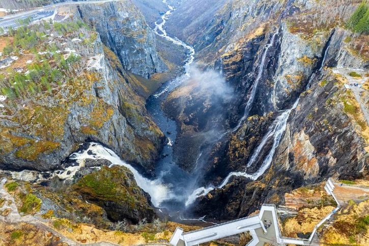 Eidfjord - Vodopád Vøringsfossen