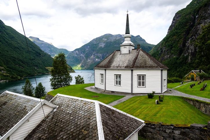 Geiranger - Starý kostel