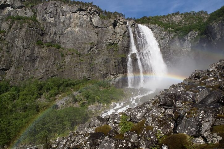 Skjolden - Vodopád Feigefossen