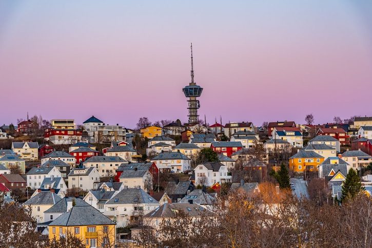 Trondheim -Věž Tyholt 