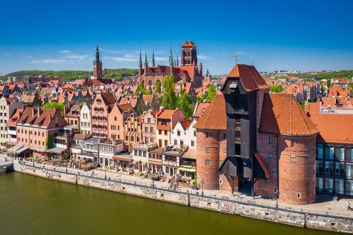 Gdaňsk - Architektura starého města