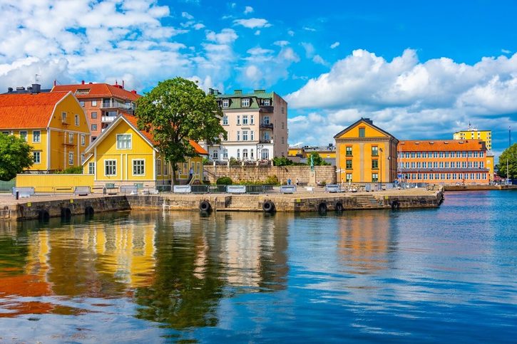 Karlskrona - Tradiční přístavní budovy