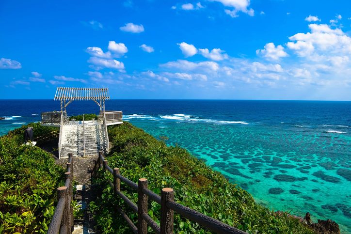 Cesta na vyhlídku Miyakojima, Japonsko