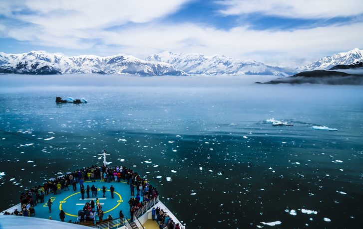 Hubbard glacier - Hubard passage 2 - kopie