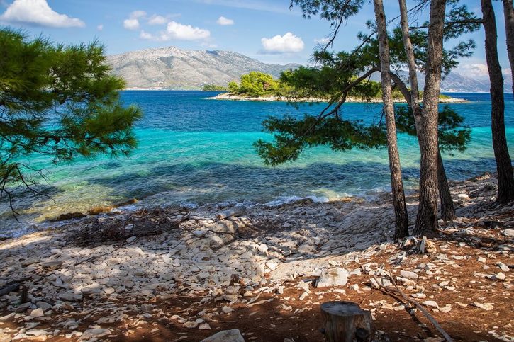 Korčula - Ostrov Badija u pobřeží Korčuly