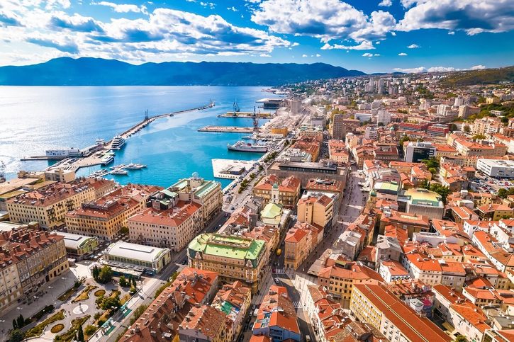 Rijeka - Centrum Rijeky a její nábřeží  Rijeka - Centrum Rijeky a její nábřeží