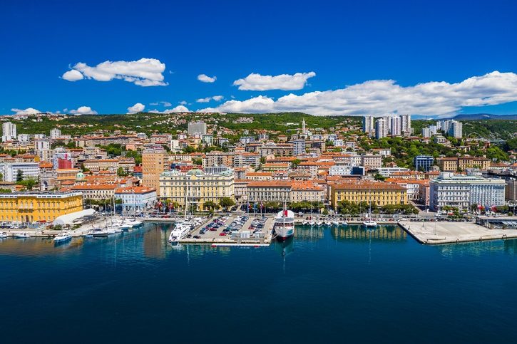 Rijeka - Centrum města a přístav v Rijece 