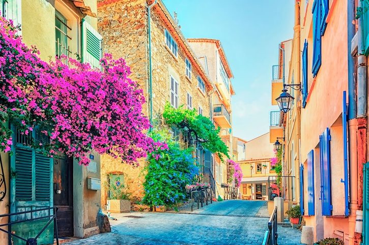 Saint-Tropez - Ulička ve městě