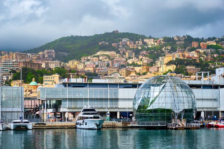 Porto Antico (Starý přístav) a unikátní Biosfera