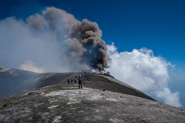 Katánie - Aktivní sopka Etna