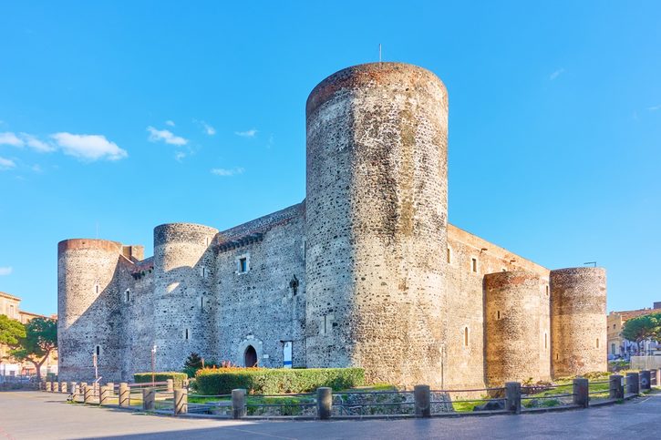 Katánie - Hrad Ursino