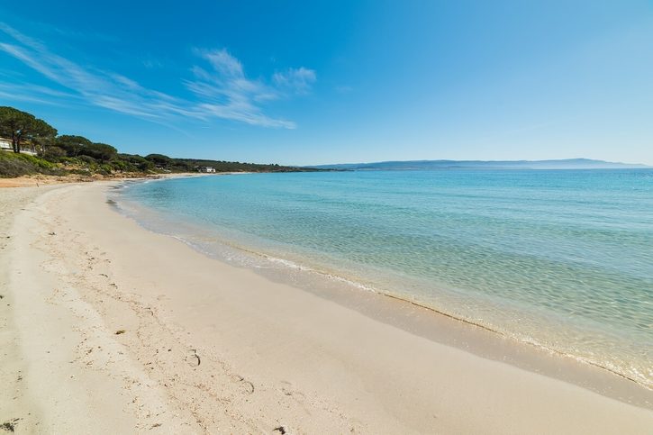 Alghero - Pláž Le Bombarde