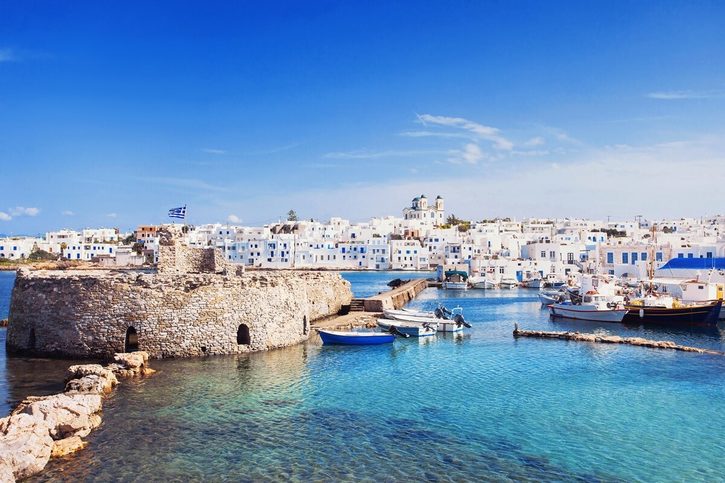 Paros - Vesnice Naousa