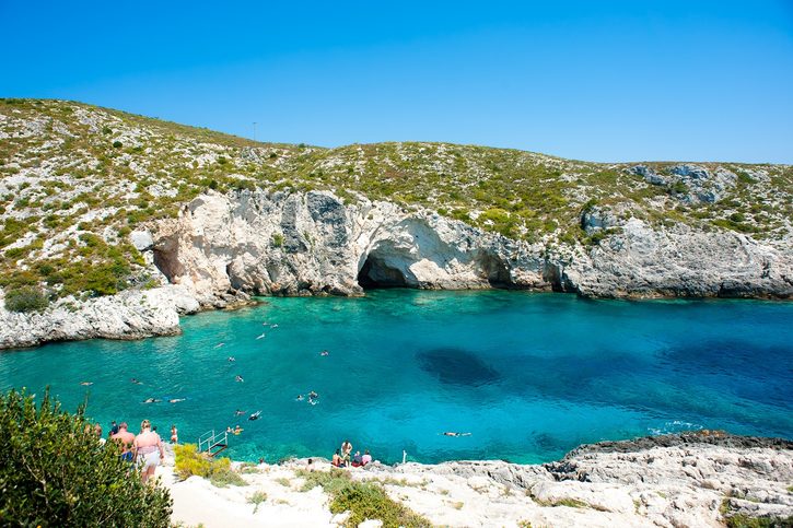 Zakynthos - Zátoka Porto Limnionas Zakynthos - Zátoka Porto Limnionas