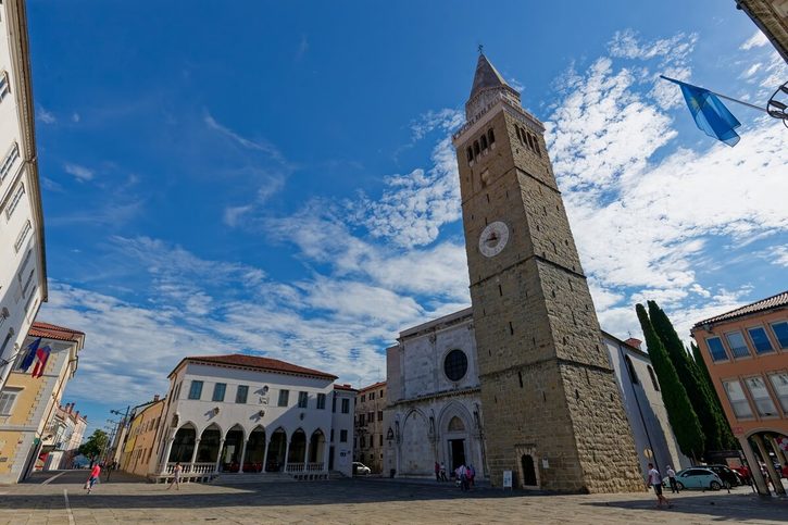 Koper - Katedrála Nanebevzetí Panny Marie.