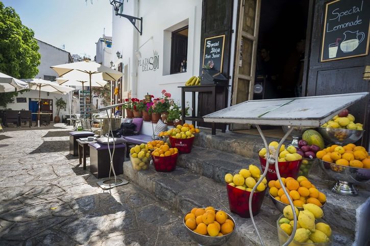 Ibiza - Nabídka čerstvého ovoce