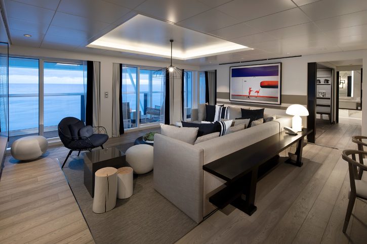 Penthouse Suite, obývací část - Celebrity Edge