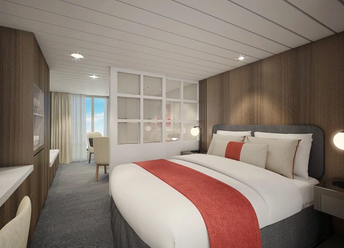 Sunset Suite, ložnice - Celebrity Infinity