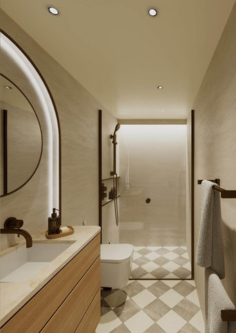 Kajuta s výhledem  River View, koupelna - Celebrity Roamer