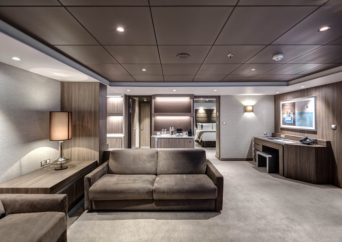Čtyřlůžkové Rodinné apartmá Yacht Club Executive Suite (YCT) - MSC Meraviglia