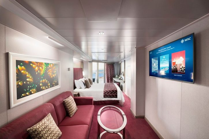 Apartmá Premium Suite Aurea s vířivkou (SLW) - MSC Seaview