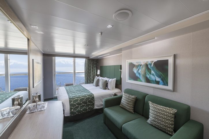 Čtyřlůžková kajuta s balkonem - MSC Seaview