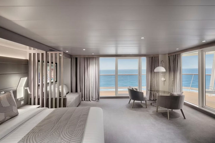 Apartmá Grand Suite Aurea s terasou a vířivkou (SXJ) - MSC World America