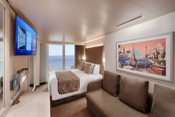Kajuta Aurea s balkonem - MSC World America