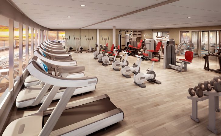 Fitness centrum - Seabourn Encore