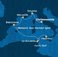 Itálie, Francie, Španělsko, Tunisko z Civitavecchia na lodi Costa Smeralda