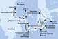 Německo, Polsko, Litva, Lotyšsko, Švédsko, Dánsko, Norsko z Warnemünde na lodi MSC Magnifica
