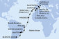 Argentina, Brazílie, Kapverdy, Portugalsko, Maroko, Španělsko, Francie z Buenos Aires na lodi MSC Seaview