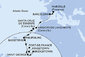Francie, Španělsko, Svatý Martin, Svatý Kryštof a Nevis, Svatý Vincenc a Grenadiny, Barbados, Grenada, Martinik z Marseille na lodi MSC World Europa
