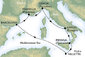 Itálie, Malta, Španělsko, Francie z Barcelony na lodi MSC Meraviglia